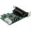 StarTech.com 4 Port PCI Express RS232 Serial Adapter Card   PCIe Serial DB9 Controller Card 16950 UART   Low Profile   Windows/Linux Right/500
