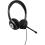 V7 USB C Deluxe Headset With Noise Cancelling Mic, Volume Control, Digital Headset, Laptop Computer, Chromebook, PC   Black, Gray Right/500