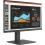 LG 24BR550Y C 24" Class Full HD LCD Monitor   16:9   Charcoal, Black Right/500