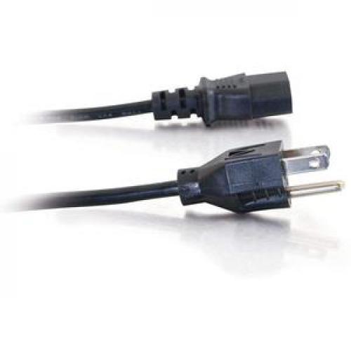 C2G 6ft Universal Power Cord   16 AWG   NEMA 5 15 To IEC320C13 Right/500
