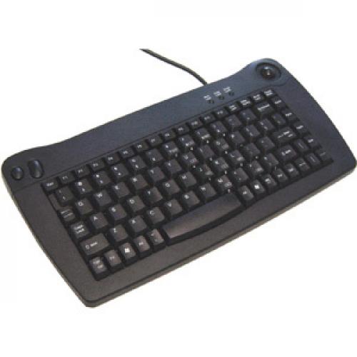 Solidtek Mini Keyboard 88 Keys With Trackball Mouse KB 5010BP Right/500