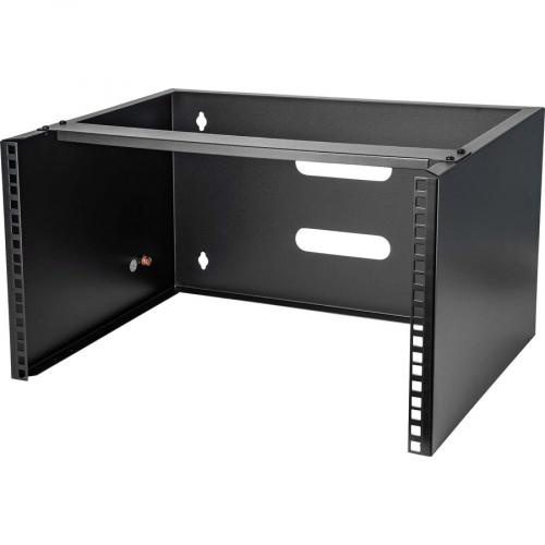 StarTech.com 6U Wall Mount Rack, 14in Deep, 19 Inch Wall Mount Network Rack, Wall Mounting Patch Panel Bracket For Switch/IT Equipment Right/500