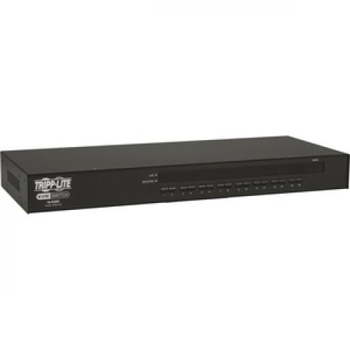 Tripp Lite By Eaton 16 Port 1U Rack Mount USB/PS2 KVM Switch With On Screen Display Right/500