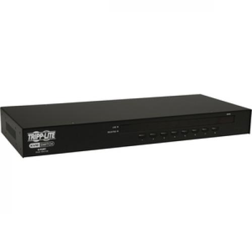 Tripp Lite By Eaton 8 Port 1U Rack Mount USB/PS2 KVM Switch With On Screen Display Right/500