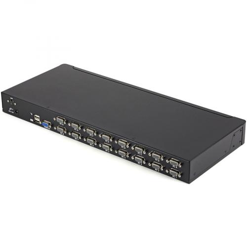 StarTech.com 16 Port 1U Rackmount USB KVM Switch Kit With OSD And Cables Right/500