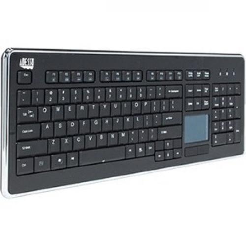 Adesso Wireless Desktop Touchpad Keyboard Right/500