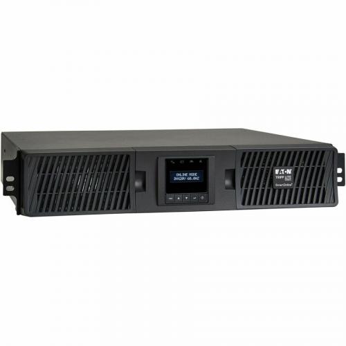 Eaton Tripp Lite Series SmartOnline 750VA 675W 120V Double Conversion Sine Wave UPS   8 Outlets, Extended Run, Network Card Option, LCD, USB, DB9, 2U Rack/Tower   Battery Backup Right/500