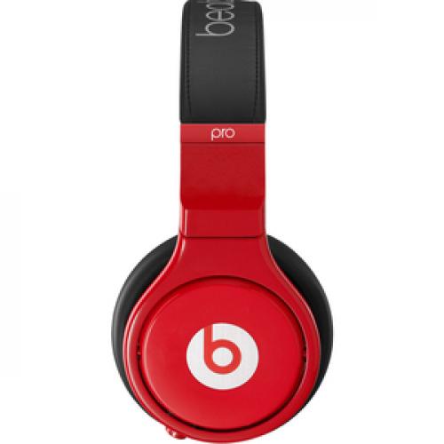 APPLE BEATS BY DR DRE PRO WIRED OVER EAR HEADPHONES W/ MIC LIL WAYNE BLACK/RED 1 Right/500