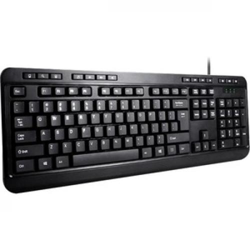 Adesso AKB 132 Multimedia Desktop Keyboard Right/500