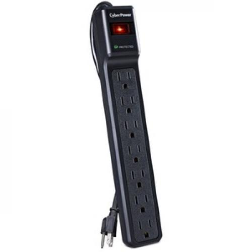 CyberPower CSB7012 Essential 7   Outlet Surge With 1500 J Right/500