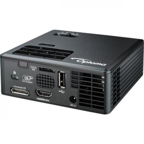 Optoma ML750 WXGA 700 Lumen 3D Ready Portable DLP LED Projector With MHL Enabled HDMI Port Right/500