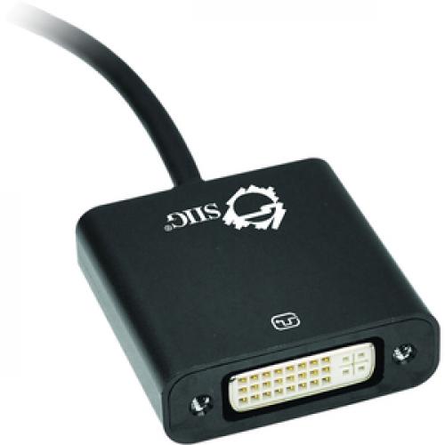 SIIG DisplayPort To DVI Adapter Converter Right/500