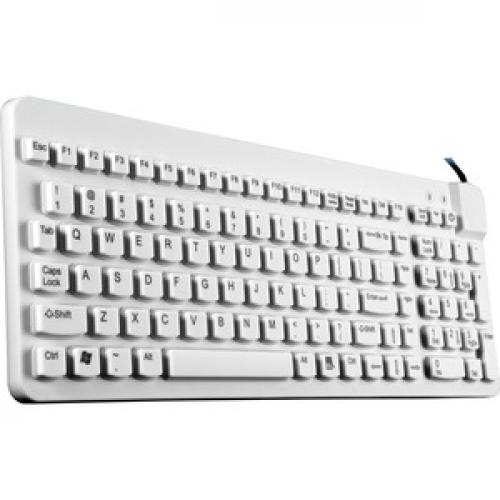 Man & Machine Low Profile Premium Waterproof Disinfectable Keyboard Right/500