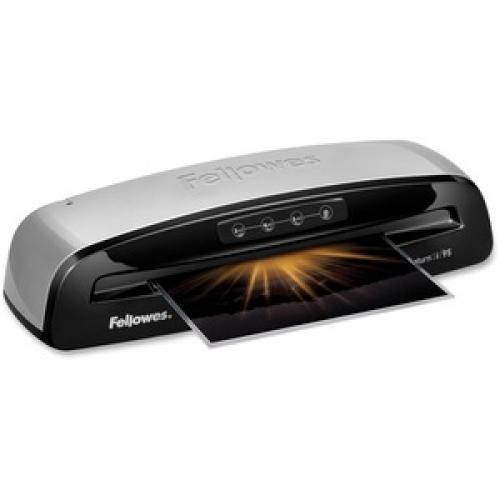 Fellowes Saturn 3i 95 Thermal Laminator Machine For Home Or Office With Pouch Starter Kit, 9.5 Inch, Fast Warm Up, Jam Free Design (5735801) Right/500
