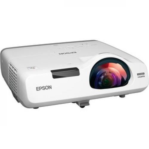 Epson PowerLite 525W Short Throw LCD Projector   16:10   White Right/500