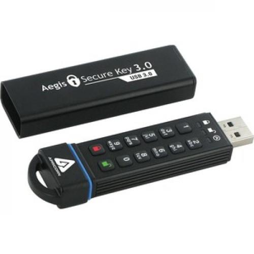 Apricorn Aegis Secure Key 3.0   USB 3.0 Flash Drive Right/500