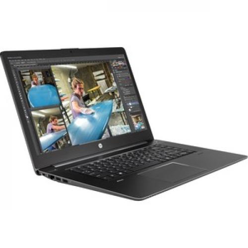 HP ZBook Studio G3 15.6" Mobile Workstation Ultrabook   4K UHD   3840 X 2160   Intel Core I7 6th Gen I7 6700HQ Quad Core (4 Core) 2.60 GHz   16 GB Total RAM   512 GB SSD   Space Silver Right/500