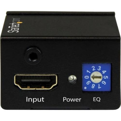 StarTech.com HDMI Signal Booster   HDMI Video Signal Amplifier   115 Ft   1080p Right/500