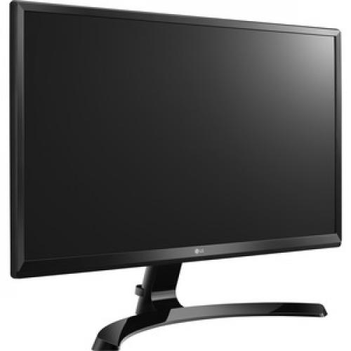 LG 24UD58 B 4K UHD LCD Monitor   16:9   Matte Black, Glossy Black Right/500