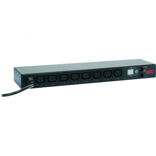 APC By Schneider Electric Rack PDU, Switched, 1U, 12A/208V, 10A/230V, (8)C13 Right/500
