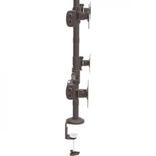 StarTech.com Desk Mount Quad Monitor Arm, 4 VESA Displays Up To 27" (17.6lb/8kg), Ergonomic Height Adjustable Articulating Pole Mount Right/500