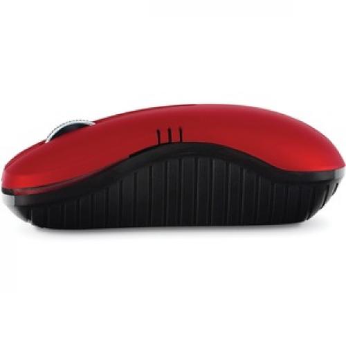Verbatim Wireless Notebook Optical Mouse, Commuter Series   Matte Red Right/500