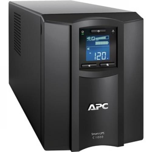APC By Schneider Electric Smart UPS C 1000VA LCD 120V With SmartConnect Right/500