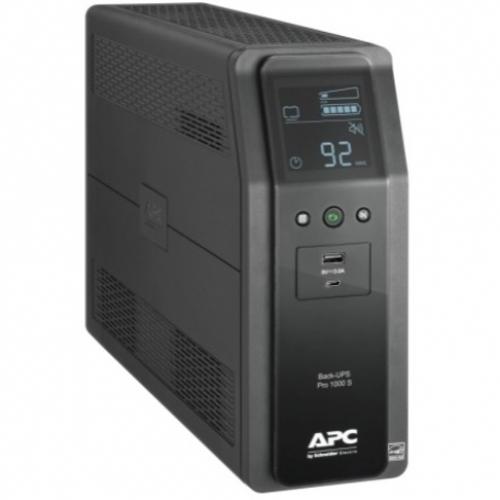 APC By Schneider Electric Back UPS Pro BR1000MS 1.0KVA Tower UPS Right/500