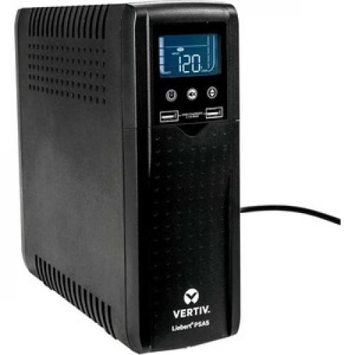 Vertiv Liebert PSA5 UPS   700VA/420W 120V | Line Interactive AVR Tower UPS Right/500