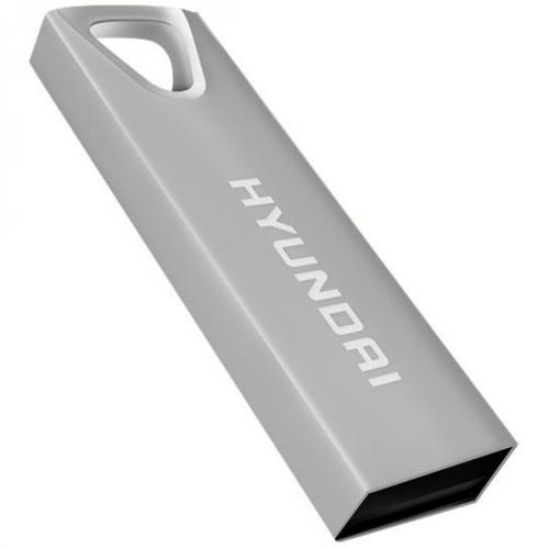 Hyundai Bravo Deluxe 32GB High Speed Fast USB 2.0 Flash Memory Drive Thumb Drive Metal, Silver Right/500