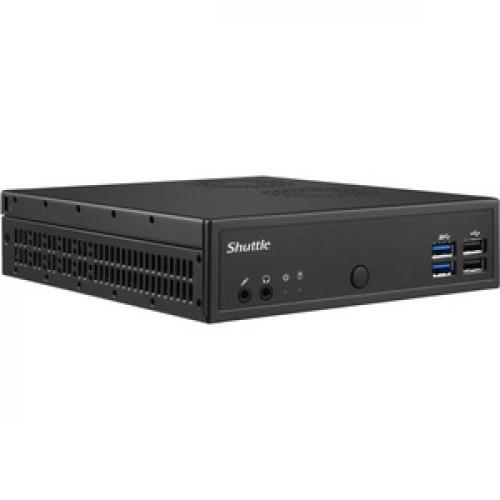Shuttle XPC Slim DH02U3 Barebone System   Slim PC   Intel Core I3 7th Gen I3 7100U 2.40 GHz Right/500