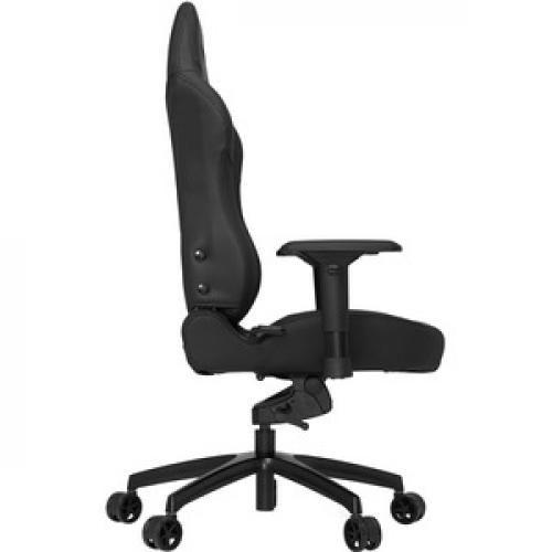 Vertagear Racing Series P Line PL6000 Gaming Chair Black/Carbon Edition   Steel Frame   HR(High Density) Resilience Foam   Adjustable Back, Seat, And Arms   PUC Premium Leather   Effortless Assembly Right/500