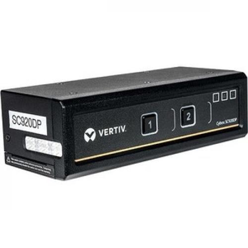 Vertiv Cybex SC900 Secure Desktop KVM | 2 Port Dual Head | DP In/DP Out Right/500