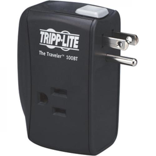 Tripp Lite By Eaton Protect It! 2 Outlet Portable Surge Protector Direct Plug In 1050 Joules Ethernet Protection Right/500