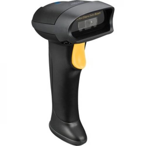 Adesso NUSCAN 2500TB Bluetooth Spill Resistant Antimicrobial 2D Barcode Scanner Right/500
