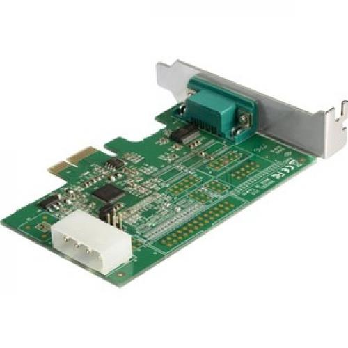 StarTech.com 1 Port PCI Express RS232 Serial Adapter Card   PCIe Serial DB9 Controller Card 16950 UART   Low Profile   Windows/Linux Right/500