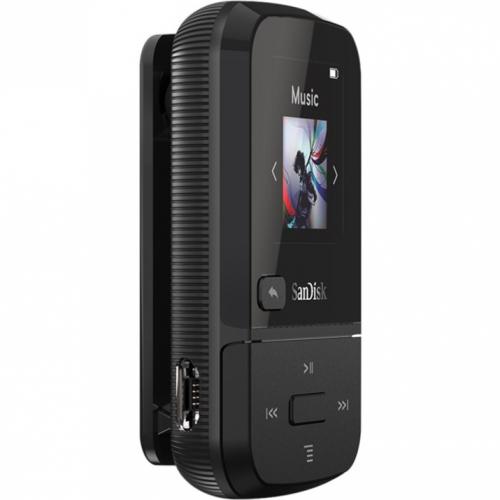 SanDisk Clip Sport Go 32 GB Flash MP3 Player   Black Right/500