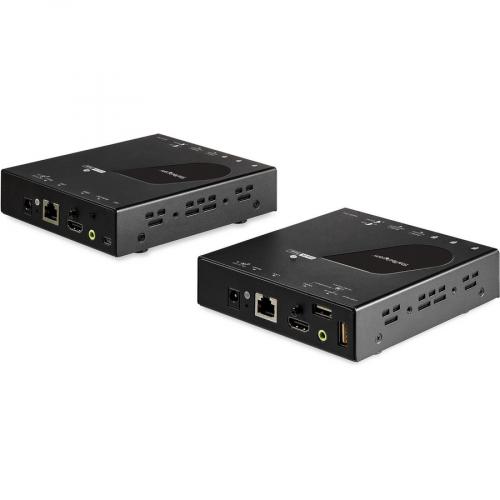 StarTech.com HDMI KVM Extender Over IP Network   4K 30Hz HDMI And USB Over IP LAN Or Cat5e/Cat6 Ethernet (100m/330ft)   Remote KVM Console Right/500