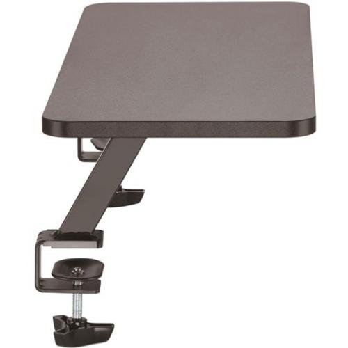 StarTech.com Monitor Riser Stand   Clamp On Monitor Shelf For Desk   Extra Wide 25.6"/65 Cm   For Up To 34" Monitors   Black (MNRISERCLMP) Right/500