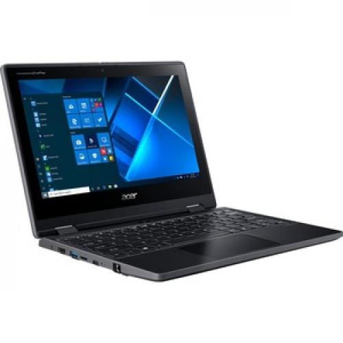 Acer TravelMate Spin B3 B311RN 31 TMB311RN 31 C4SU 11.6" Touchscreen Convertible 2 In 1 Notebook   Full HD   1920 X 1080   Intel Celeron N4120 Quad Core (4 Core) 1.10 GHz   4 GB Total RAM   128 GB Flash Memory   Shale Black Right/500