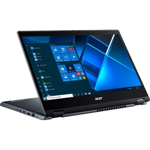 Acer P414RN 51 TMP414RN 51 54QW 14" Touchscreen Convertible 2 In 1 Notebook   Full HD   1920 X 1080   Intel Core I5 11th Gen I5 1135G7 Quad Core (4 Core) 2.40 GHz   8 GB Total RAM   512 GB SSD   Slate Blue Right/500