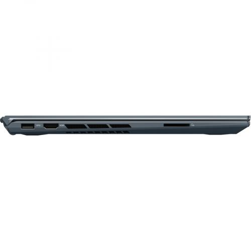 Asus ZenBook 15 UX535 UX535LI XH77T 15.6" Touchscreen Rugged Notebook   Full HD   1920 X 1080   Intel Core I7 10th Gen I7 10750H Hexa Core (6 Core) 2.60 GHz   16 GB Total RAM   256 GB SSD   Pine Gray Right/500