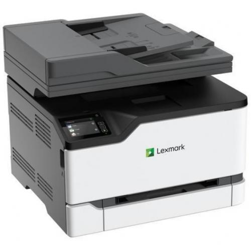 Lexmark GO Line MC300 MC3224i Laser Multifunction Printer Color Copier/Scanner 24 Ppm Mono/24 Ppm Color Print 2400x600 Dpi Print Automatic Duplex Print 30000 Pages 251 Sheets Input Color Flatbed Scanner 600 Dpi Optical Scan Wireless LAN Apple AirPrin Right/500