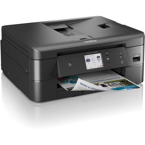 Brother MFC MFC J1170DW Inkjet Multifunction Printer Color Copier/Fax/Scanner 17 Ppm Mono/16.5 Ppm Color Print 6000x1200 Dpi Print Automatic Duplex Print 150 Sheets Input Color Flatbed Scanner 1200 Dpi Optical Scan Color Fax Wireless LAN Right/500