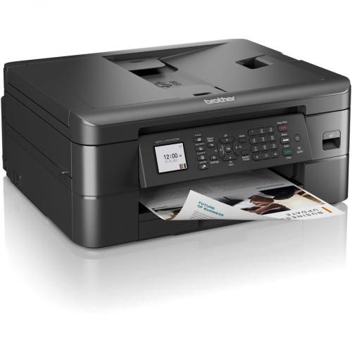 Brother MFC MFC J1010DW Inkjet Multifunction Printer Color Copier/Fax/Scanner 17 Ppm Mono/9.5 Ppm Color Print 6000x1200 Dpi Print Automatic Duplex Print 150 Sheets Input Color Flatbed Scanner 1200 Dpi Optical Scan Color Fax Wireless LAN Right/500