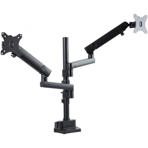 StarTech.com Desk Mount Dual Monitor Arm, Height Adjustable Full Motion Monitor Mount For 2x VESA Displays Up To 32" (17.6lb/8kg) Right/500
