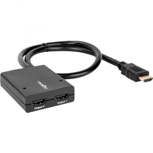 Rocstor 2 Port HDMI Splitter With USB Power 4K Right/500