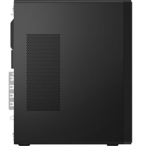 Lenovo ThinkCentre M70t Gen 3 11T6001TUS Desktop Computer   Intel Core I5 12th Gen I5 12400 Hexa Core (6 Core) 2.50 GHz   8 GB RAM DDR4 SDRAM   256 GB M.2 PCI Express NVMe SSD   Tower   Black Right/500