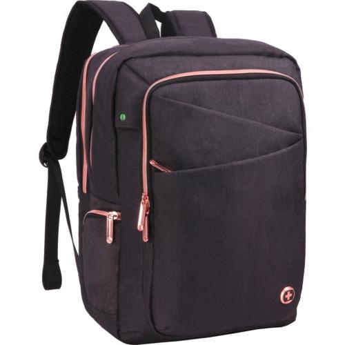 Swissdigital Design SD1006 01 Carrying Case (Backpack) For 15.6" To 16" Apple, Amazon Notebook, MacBook Pro   Black Right/500