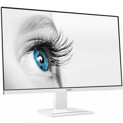MSI Pro MP273W 27" Class Full HD LCD Monitor   16:9   White Right/500